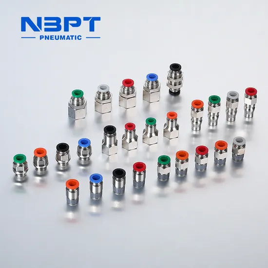 China Manufacturing PC-G Quick Connecting Tube Male G Thread Straight Fitting